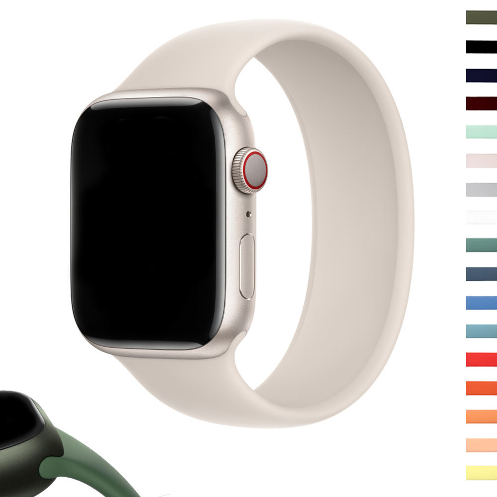 Solo Loop Strap - URVOI silicone loop for Apple Watch