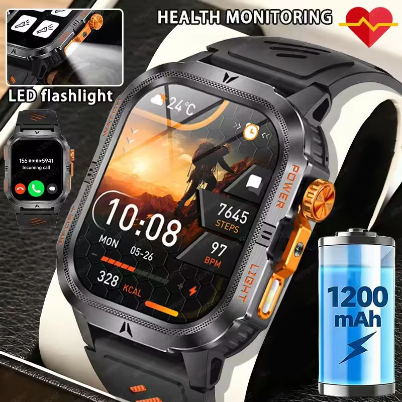 Smartwatch M Active - 2026 Rugged Military Smart Watch Men