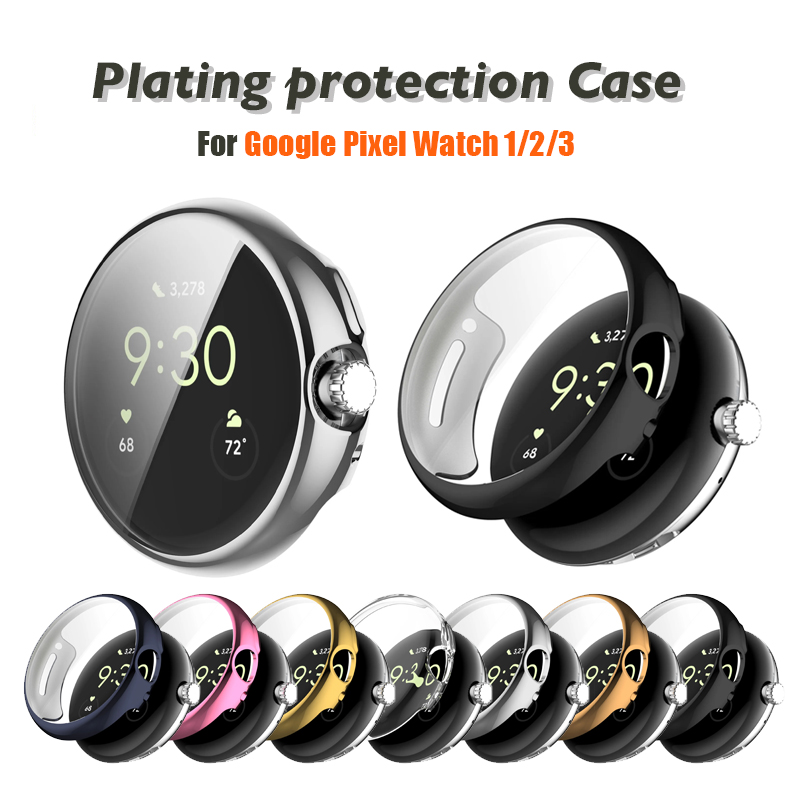 Smartwatch Icon - Plating Class Case for Google Pixel