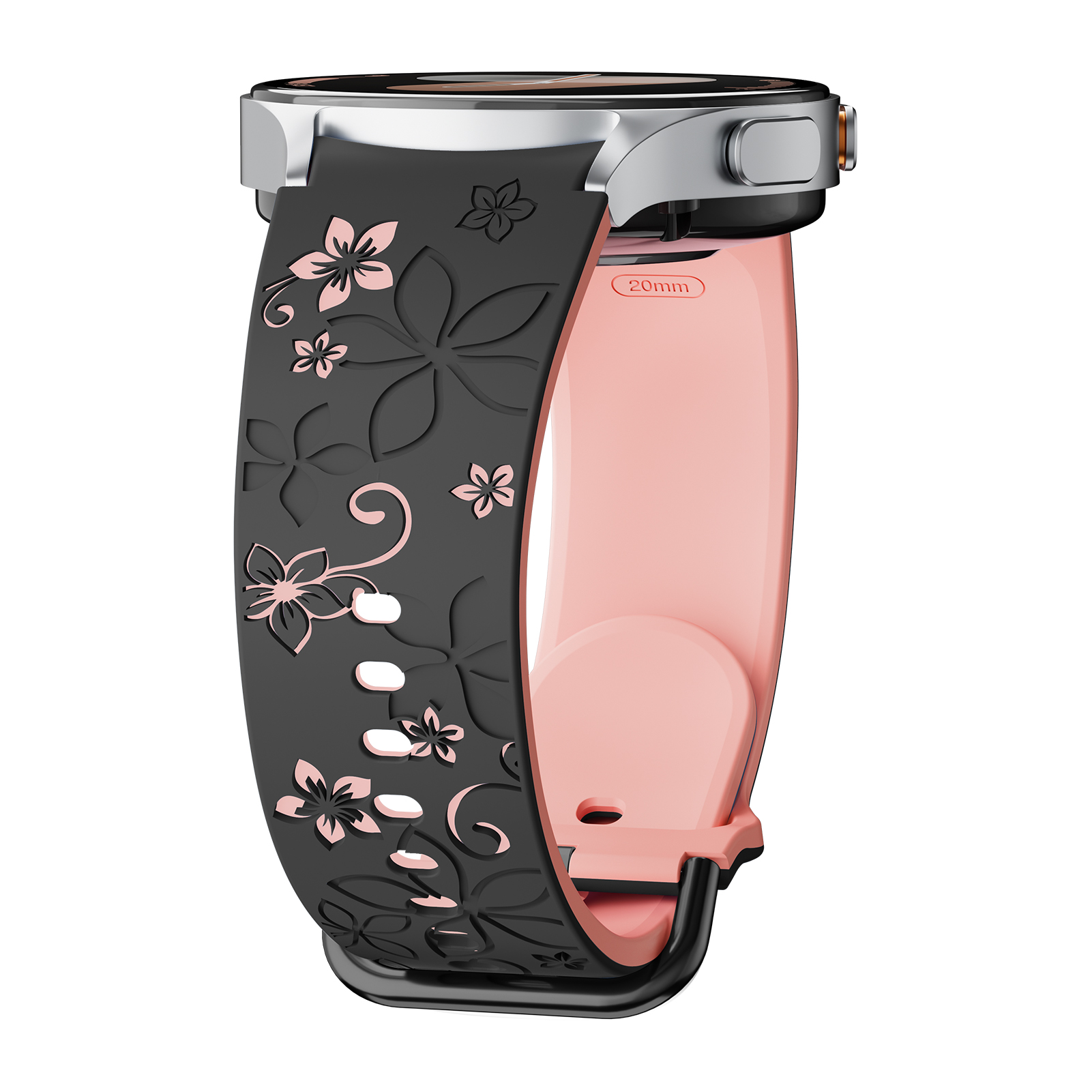Samsung Smartwatch Ultra Accessories - Engraved Silicone Band for Samsung Galaxy