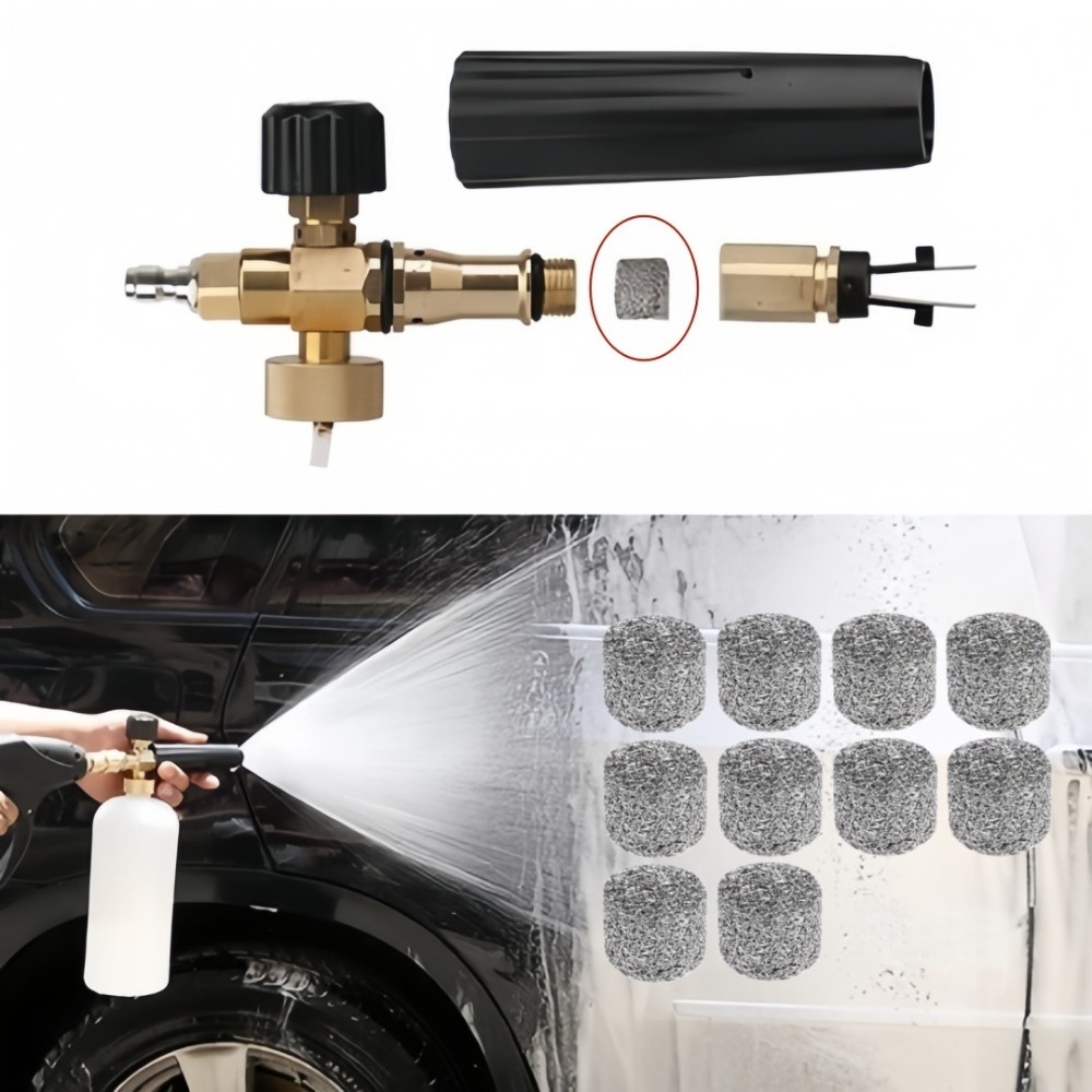 Stainless Mesh Band - 6pcs Car Wash High Density Foam