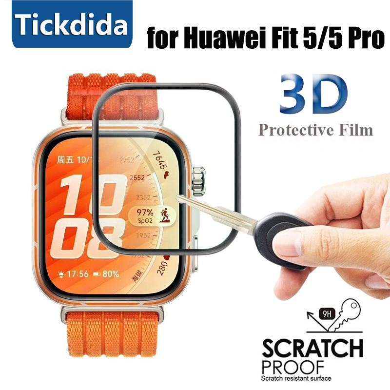 Huawei Smartwatch Accessories - Soft Tempered Glass for Huawei Watch