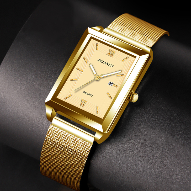 Men's Calendar Date Sport & Le - Stainless Mesh Band ulasan dan harga