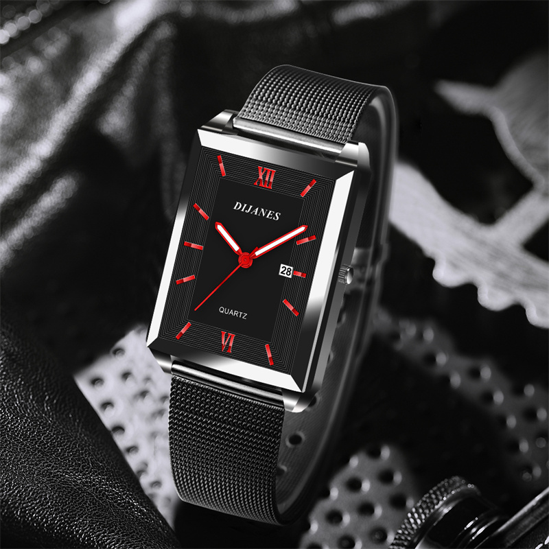 Men's Calendar Date Sport & Le - Stainless Mesh Band ulasan dan harga