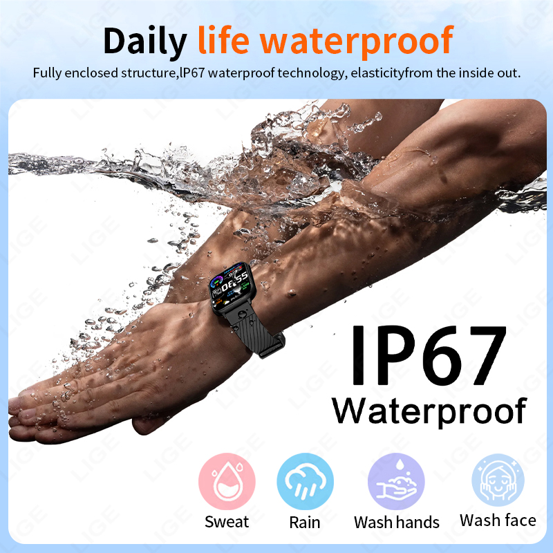 LIGE 2026 New Smart Watch 1.83 - Smartwatch Custom ulasan dan harga