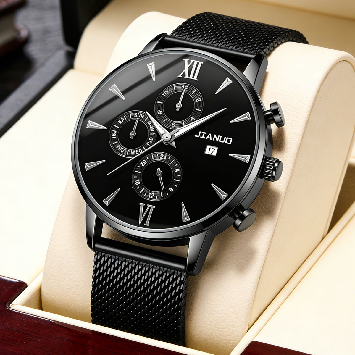Trendy Casual Men's Milan Mesh - Stainless Mesh Band ulasan dan harga