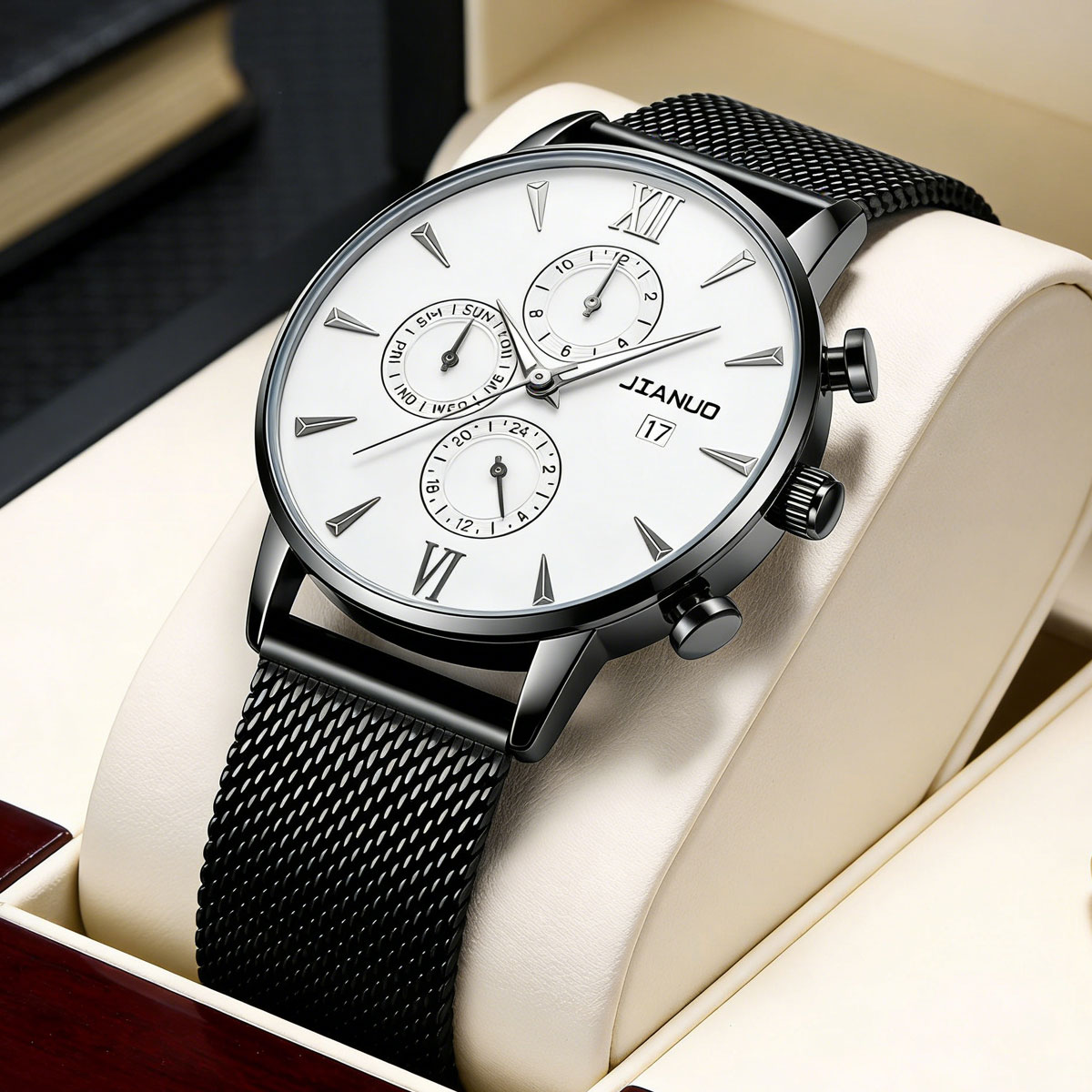 Trendy Casual Men's Milan Mesh - Stainless Mesh Band ulasan dan harga