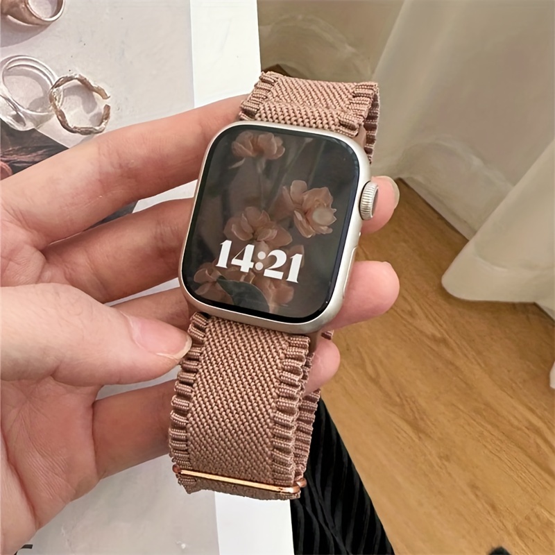 Lace Nylon Watch Band Compatib - Solo Loop Strap ulasan dan harga