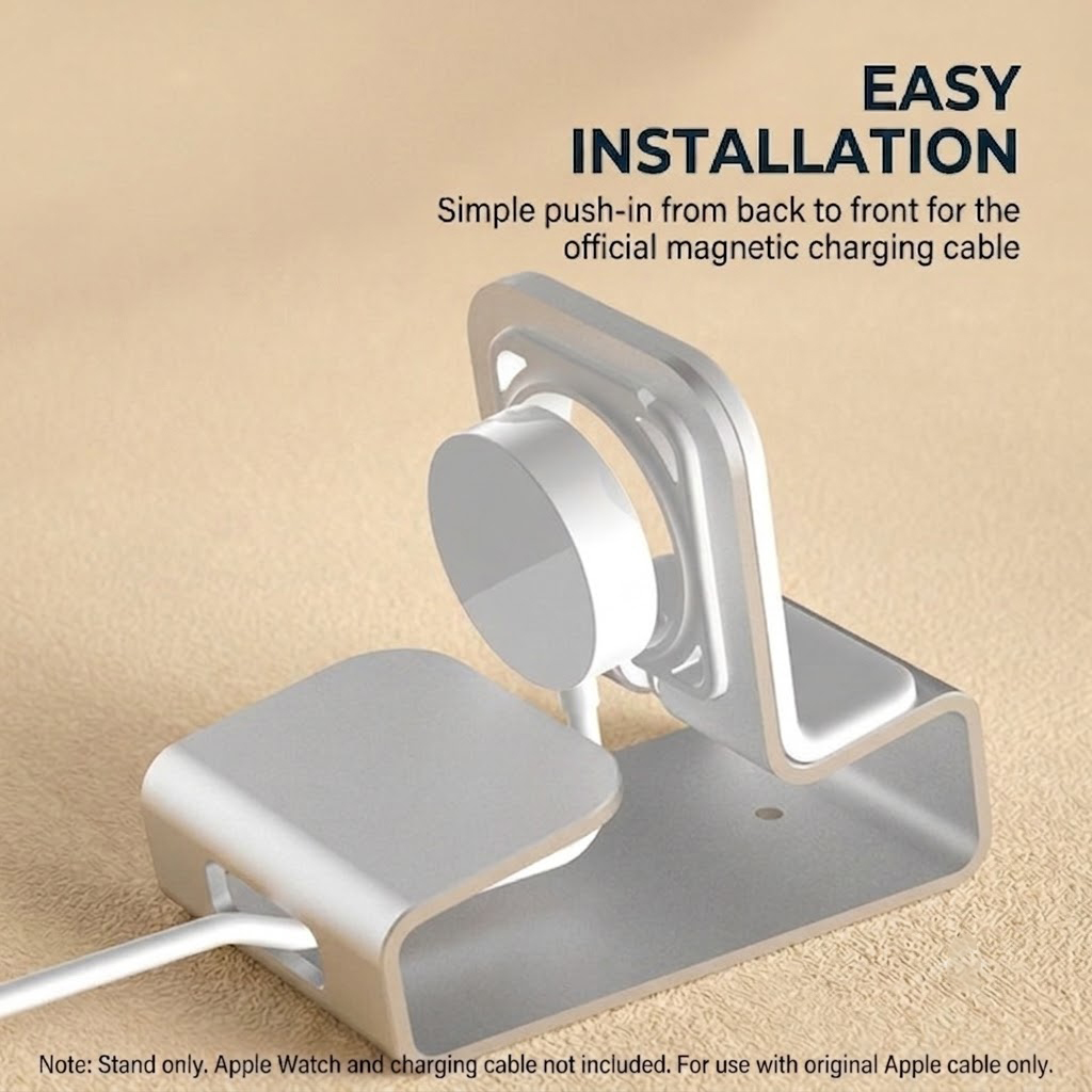 Aluminum Charger Stand for App - Watch Charging Dock ulasan dan harga