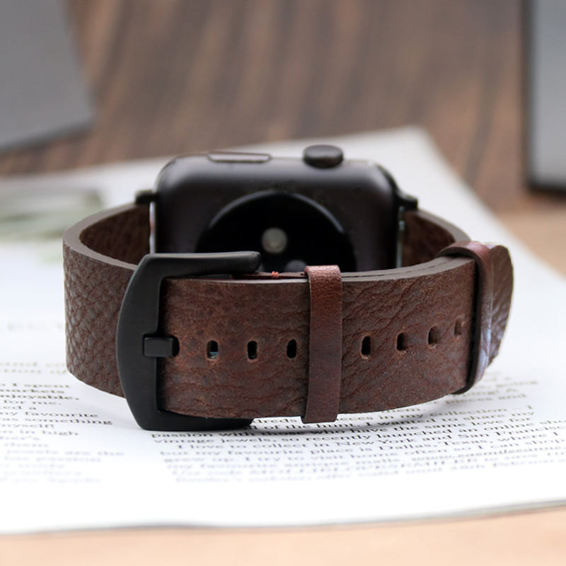 Italian Calfskinl Strap for Ap - Smartwatch Accessories Shop ulasan dan harga