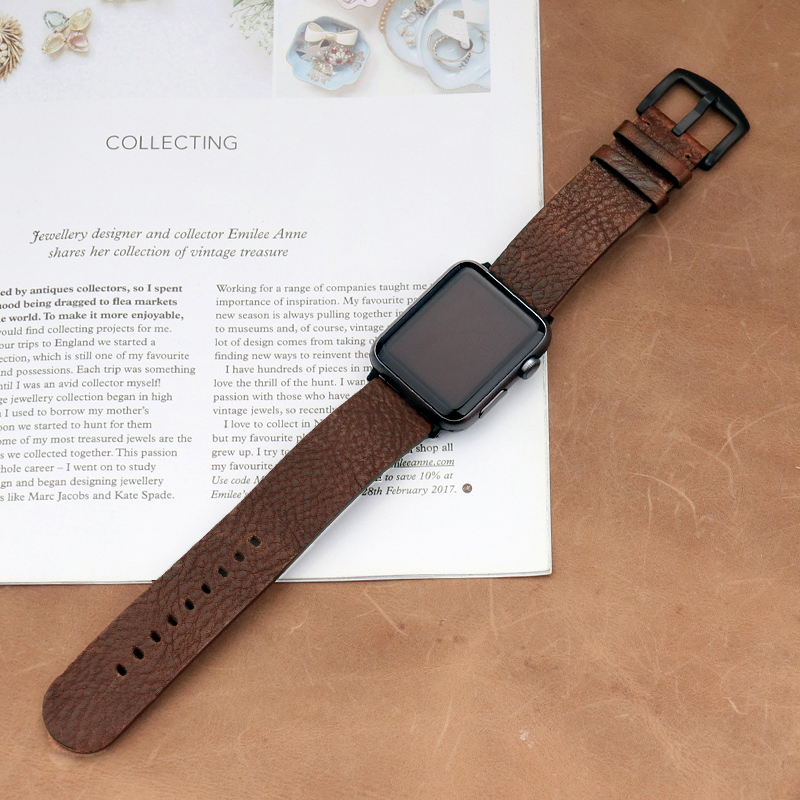 Italian Calfskinl Strap for Ap - Smartwatch Accessories Shop ulasan dan harga