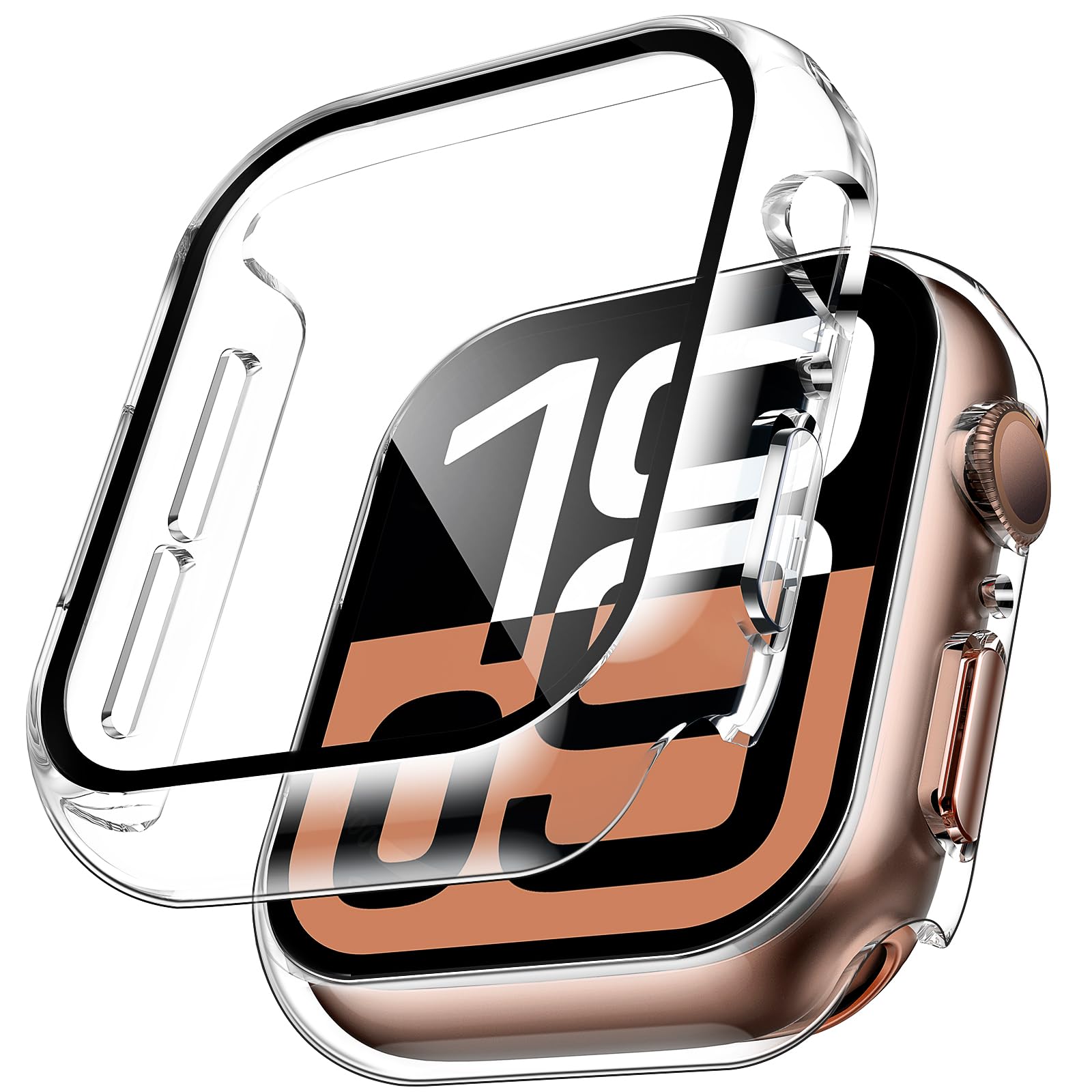 2pcs Tempered Glass Case For A - Apple Smartwatch Accessories ulasan dan harga