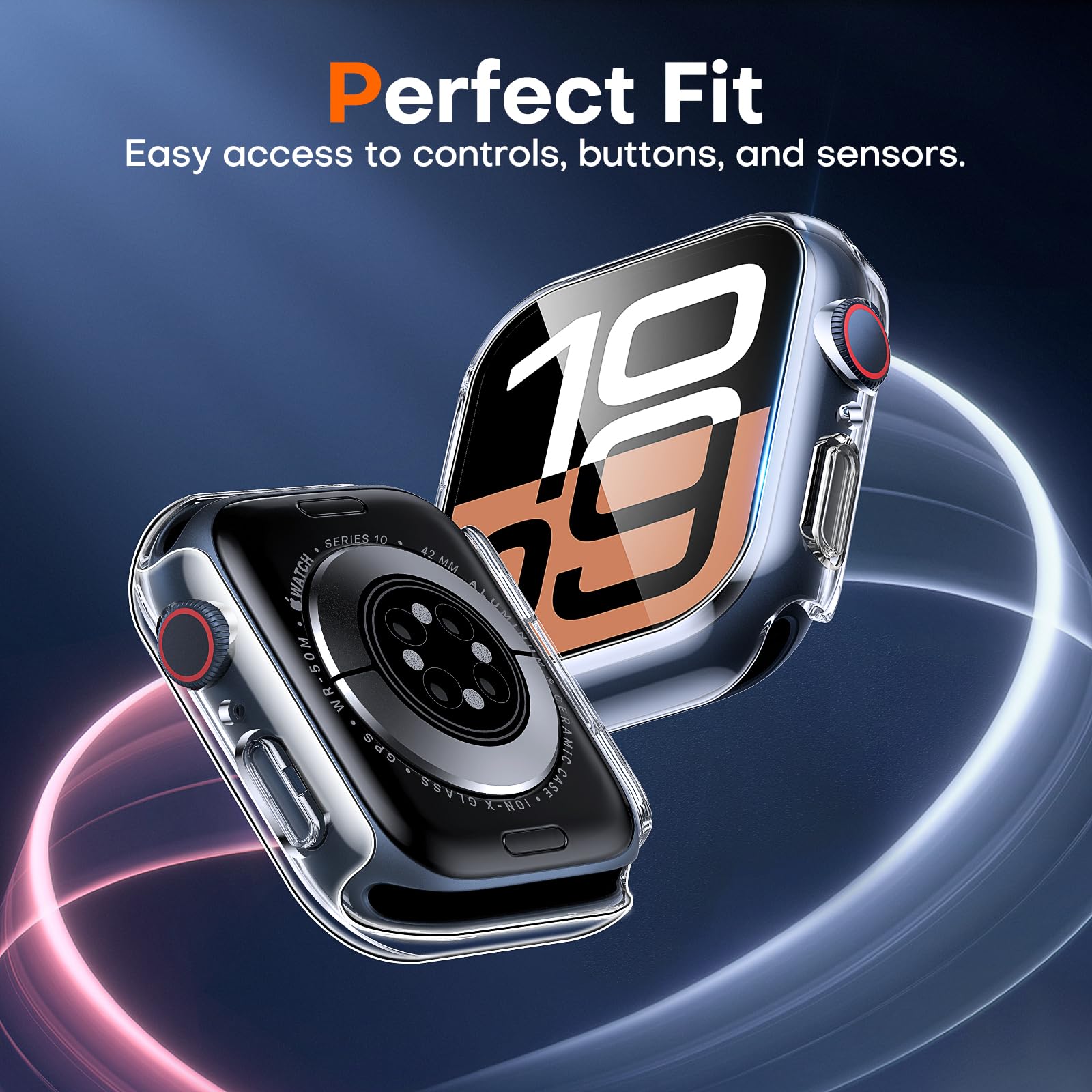 2pcs Tempered Glass Case For A - Apple Smartwatch Accessories ulasan dan harga