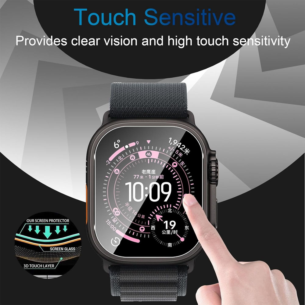 Tempered Glass For Apple Watch - Apple Smartwatch Accessories ulasan dan harga