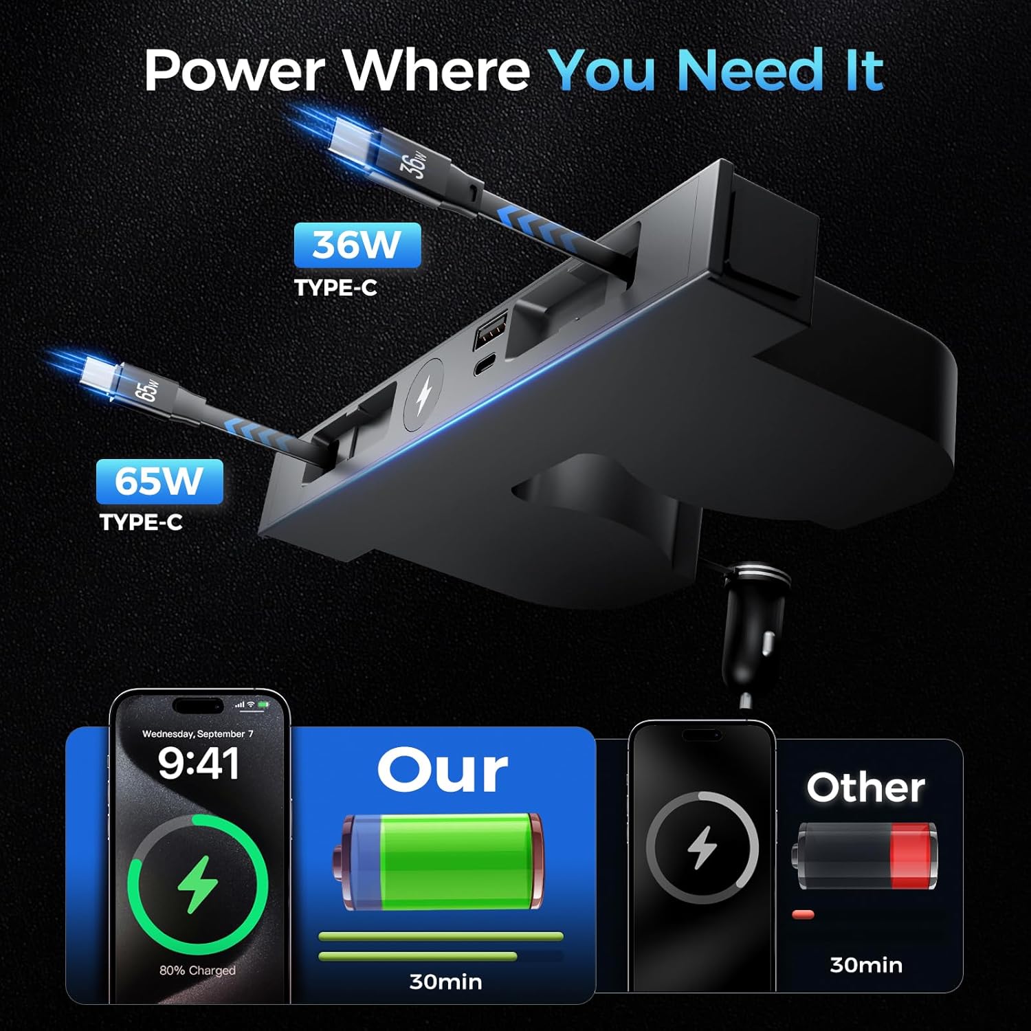 USB Hub for Tesla Model Y/3 Hi - Watch Charger Cable ulasan dan harga