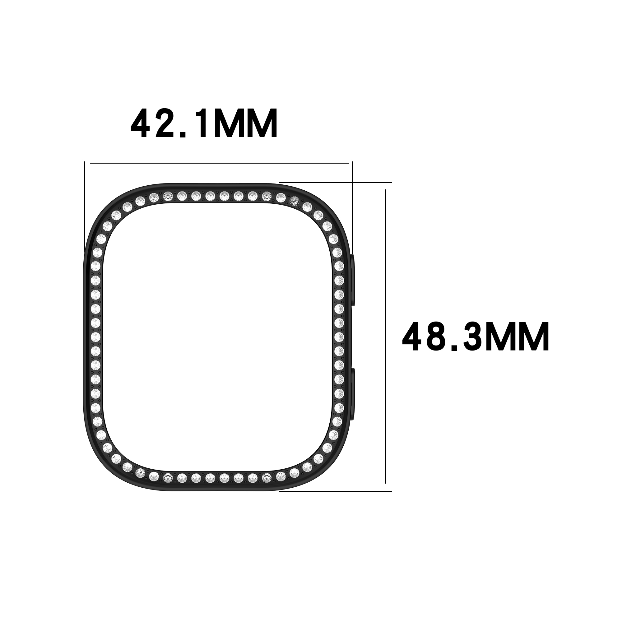 Single-Row Diamond Case for Am - Amazfit Smartwatch Accessories ulasan dan harga