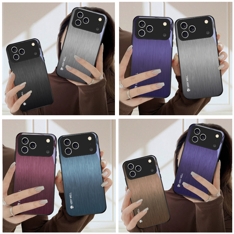 Minimally brushed metal For iP - Screen Protector Film ulasan dan harga