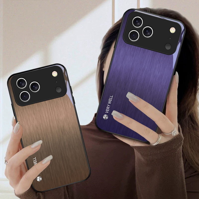Minimally brushed metal For iP - Screen Protector Film ulasan dan harga