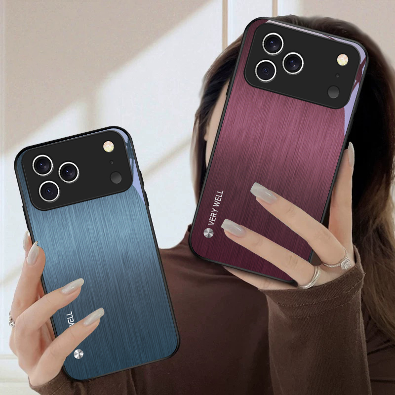 Minimally brushed metal For iP - Screen Protector Film ulasan dan harga