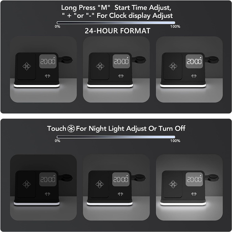 Wireless Charger Stand For iPh - Watch Charger Cable ulasan dan harga