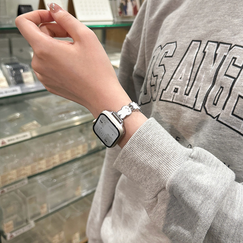 Miffy Rabbit Leather Watch Ban - Apple Smartwatch Accessories ulasan dan harga