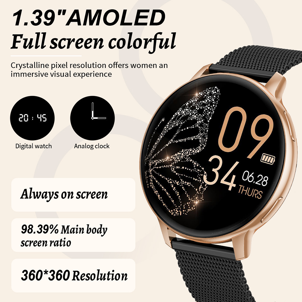 LIGE Fashion Smart Watch Women - Smartwatch Custom ulasan dan harga