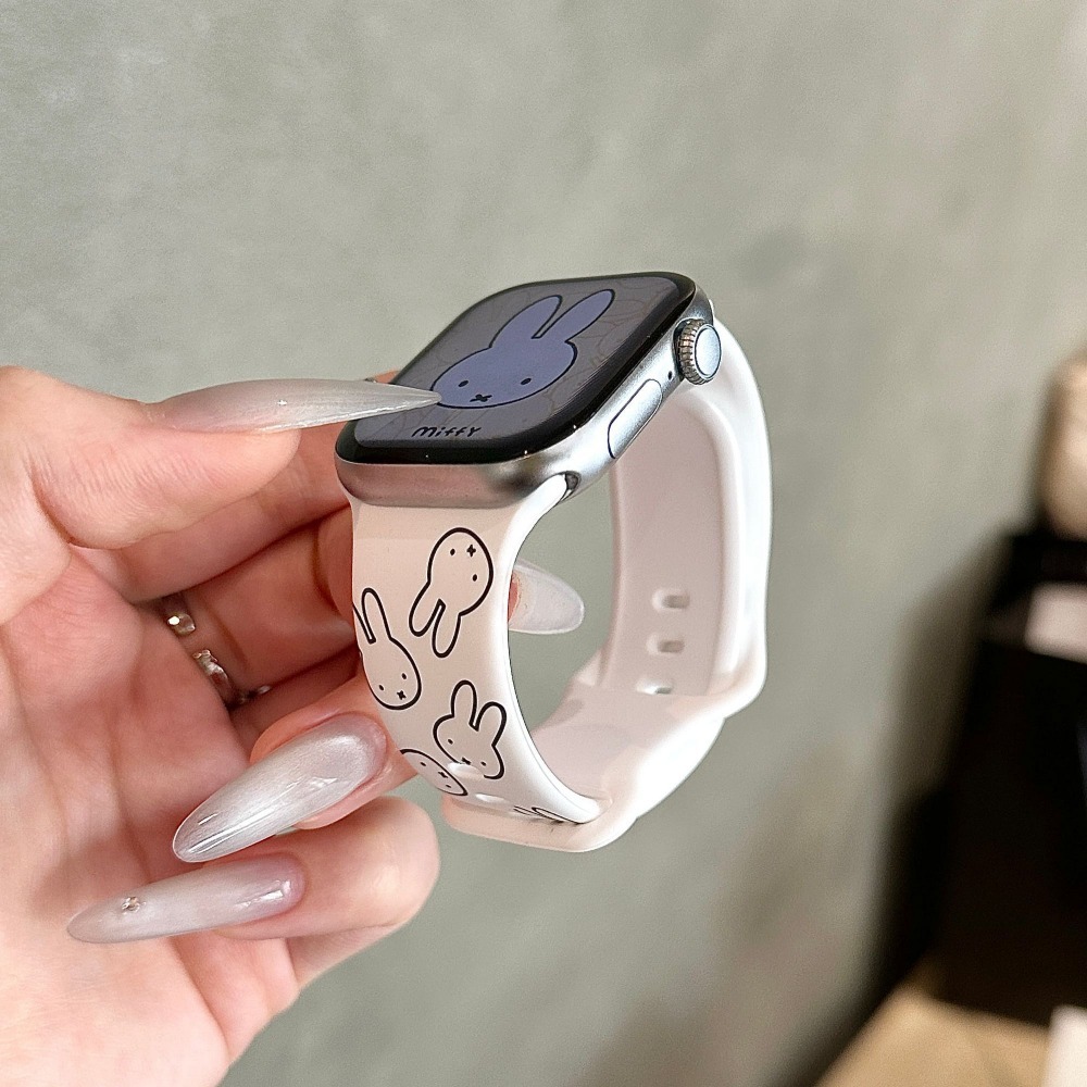Cute Miffy Rabbit Cartoon Watc - Apple Smartwatch Accessories ulasan dan harga