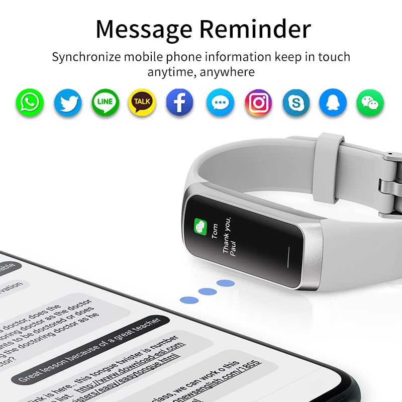 LIGE 1.1 Inch Amoled Heart Rat - Smartwatch Instagram ulasan dan harga