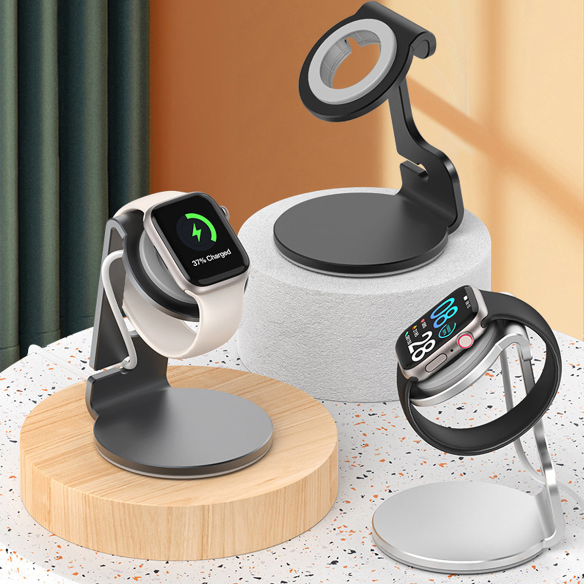 Aluminum Bracket Charger Dock  - Watch Charging Dock ulasan dan harga