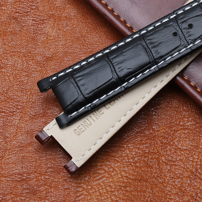 Notched Leather Watch strap 20 - Smartwatch Guess ulasan dan harga