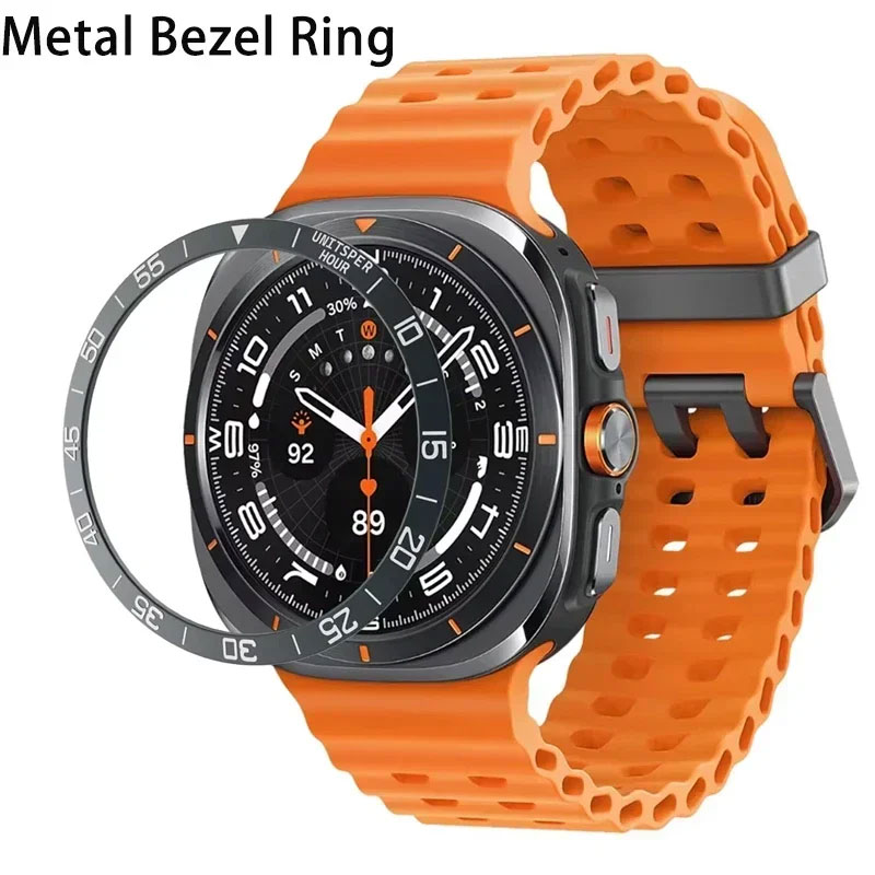 Metal Cover Bezel Ring Case Fo - Android Smartwatch Accessories ulasan dan harga