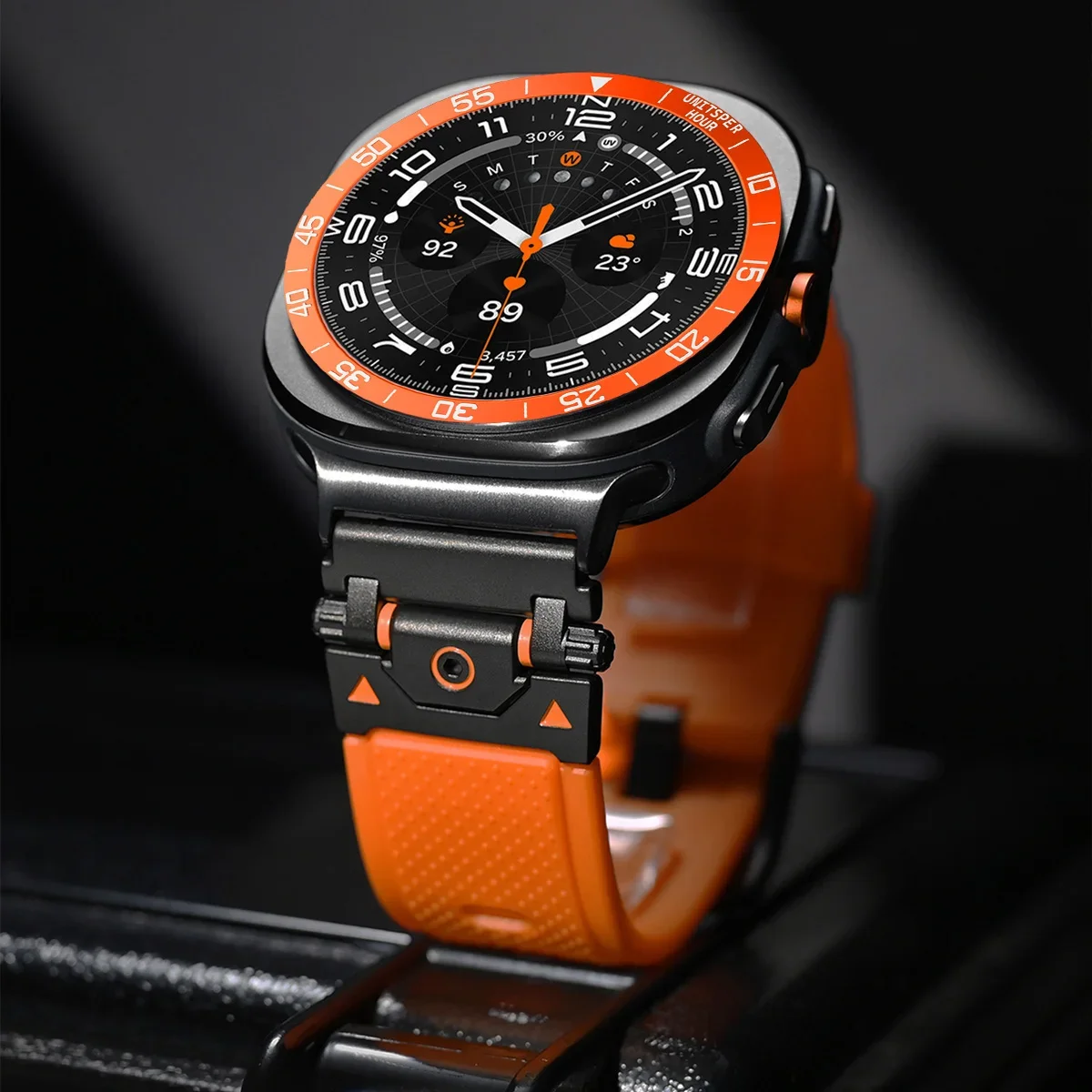 Metal Cover Bezel Ring Case Fo - Android Smartwatch Accessories ulasan dan harga