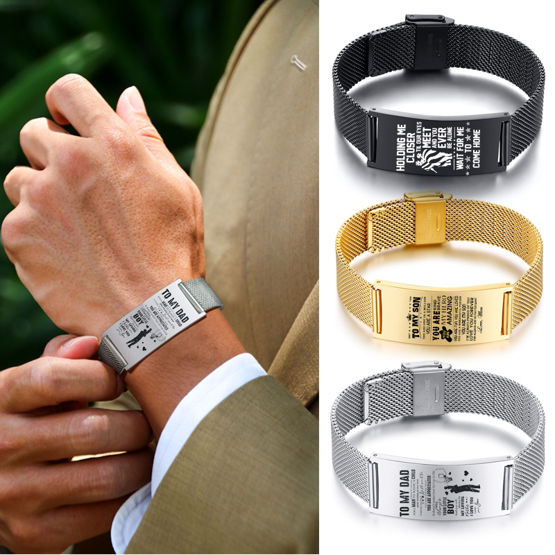 Men Bracelet Timeless Nature O - Stainless Mesh Band ulasan dan harga