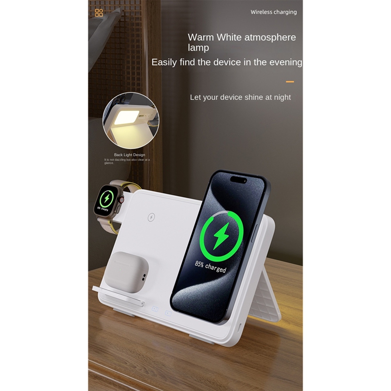 Wireless Charging Dock with LE - Watch Charging Dock ulasan dan harga