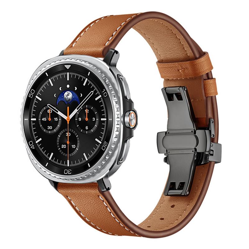 Genuine Leather Band For Samsu - Samsung Smartwatch Ultra Accessories ulasan dan harga