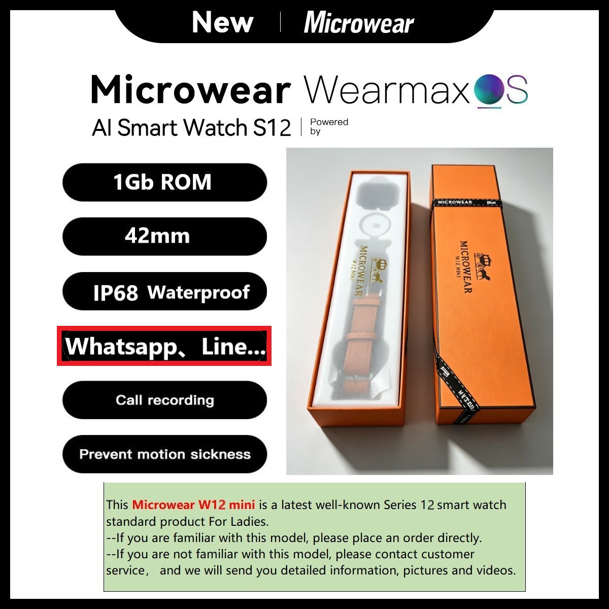 Microwear W12mini Smartwatch R - Smartwatch M Active ulasan dan harga