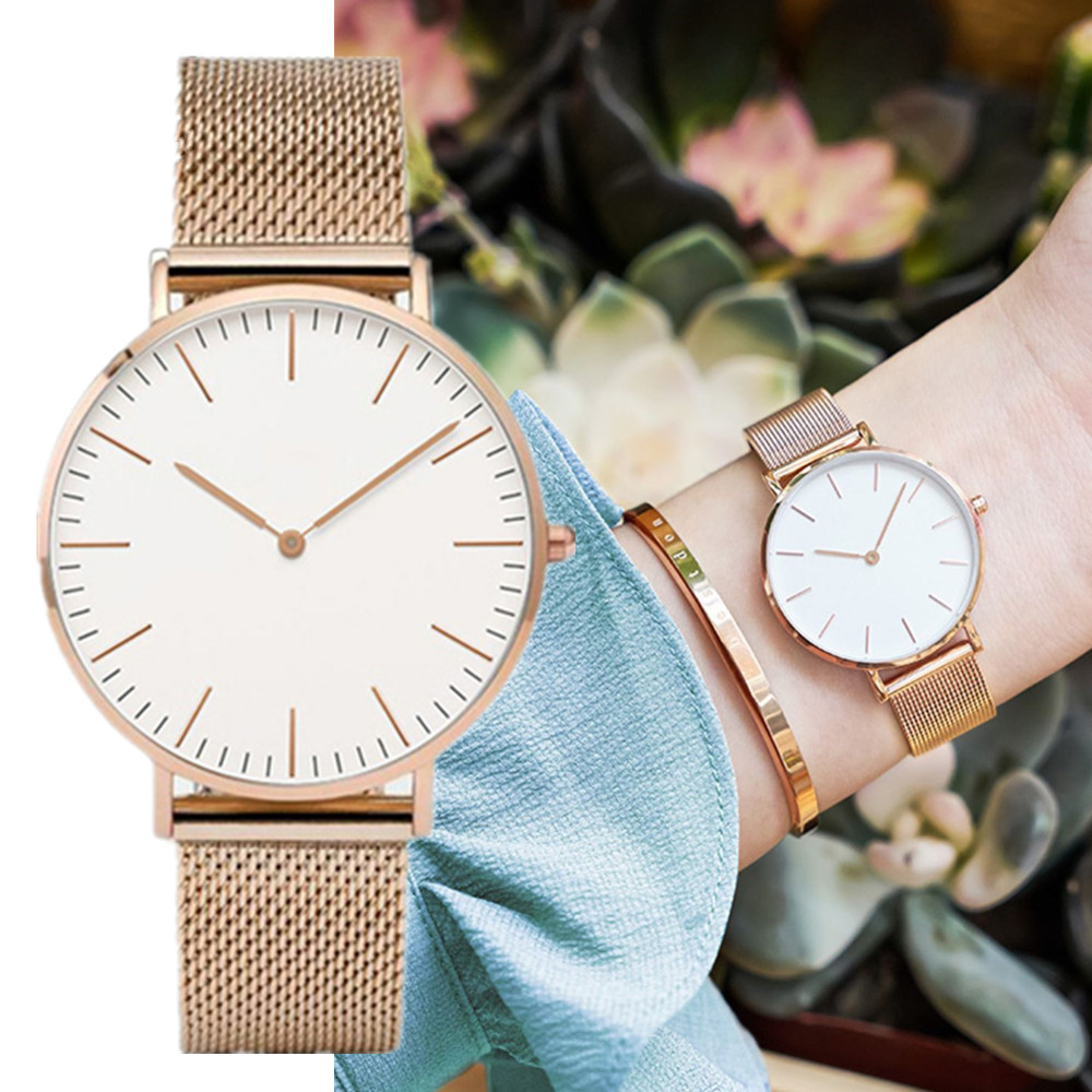 Top Brand Luxury Watches Women - Stainless Mesh Band ulasan dan harga