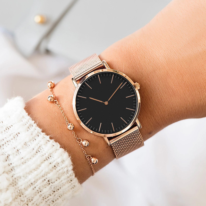 Top Brand Luxury Watches Women - Stainless Mesh Band ulasan dan harga