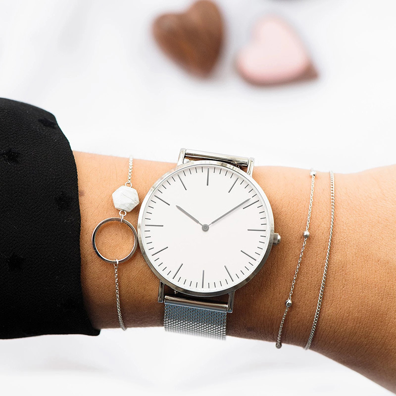 Top Brand Luxury Watches Women - Stainless Mesh Band ulasan dan harga