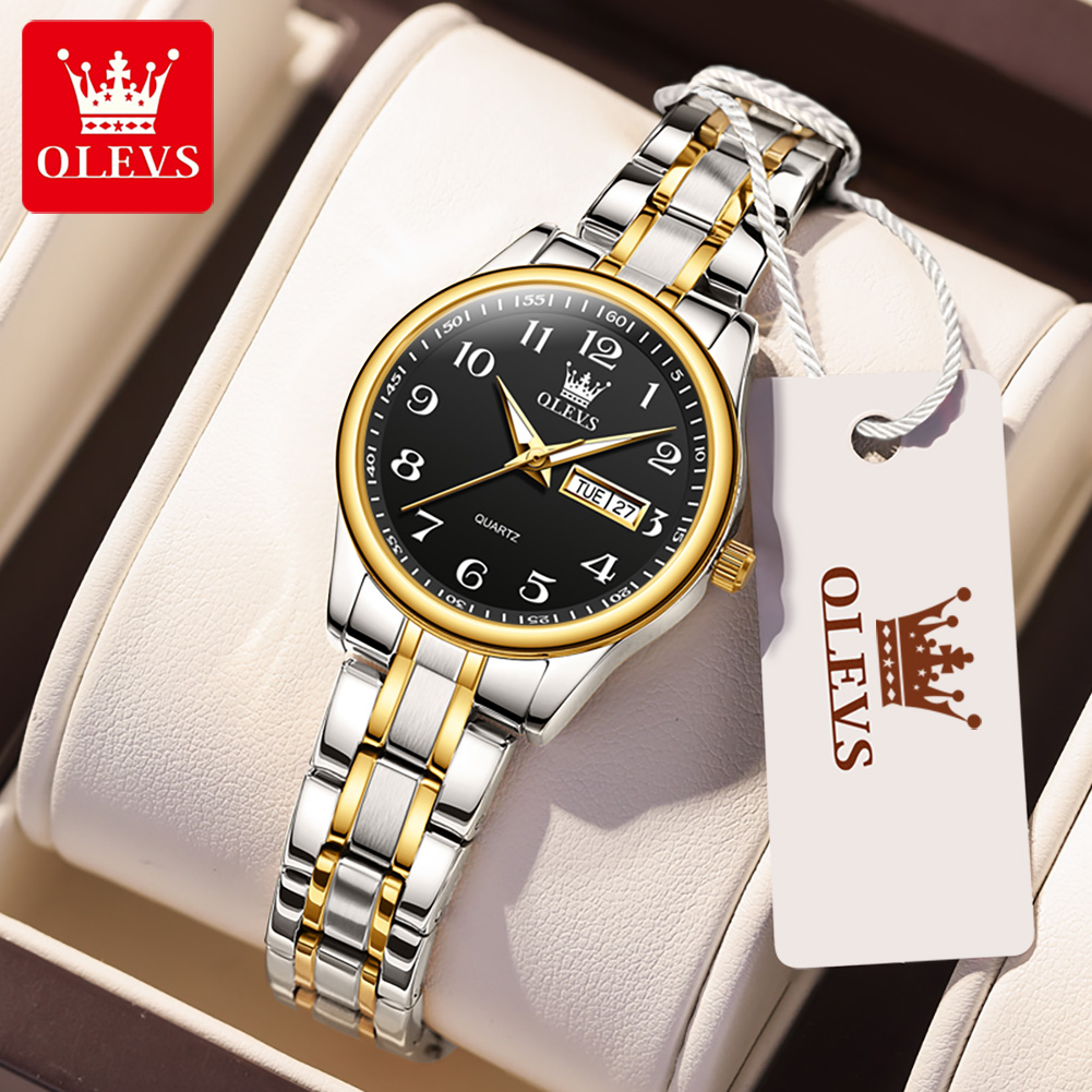 OLEVS Brand Ladies' Watch Quar - Accessories With Watch ulasan dan harga