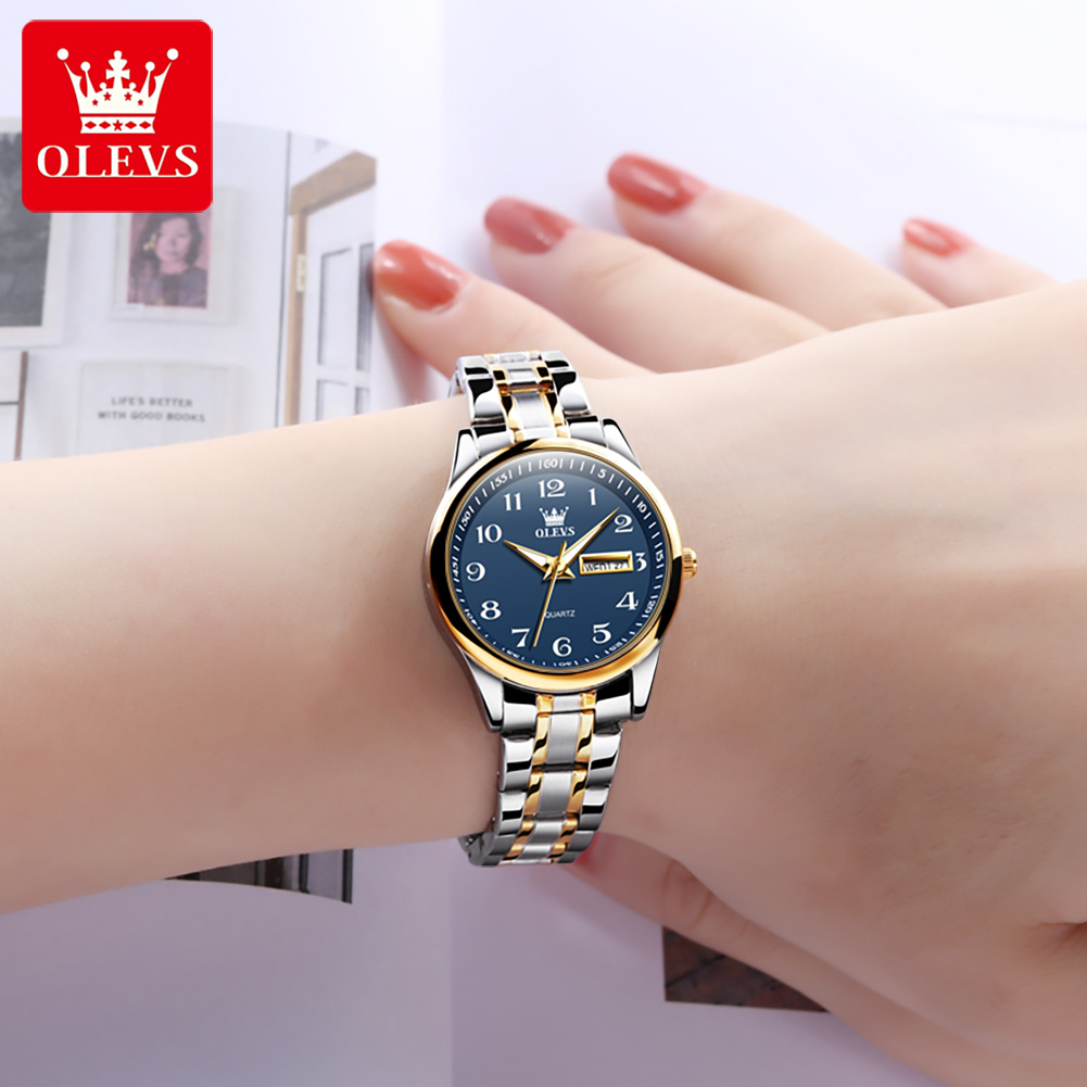 OLEVS Brand Ladies' Watch Quar - Accessories With Watch ulasan dan harga