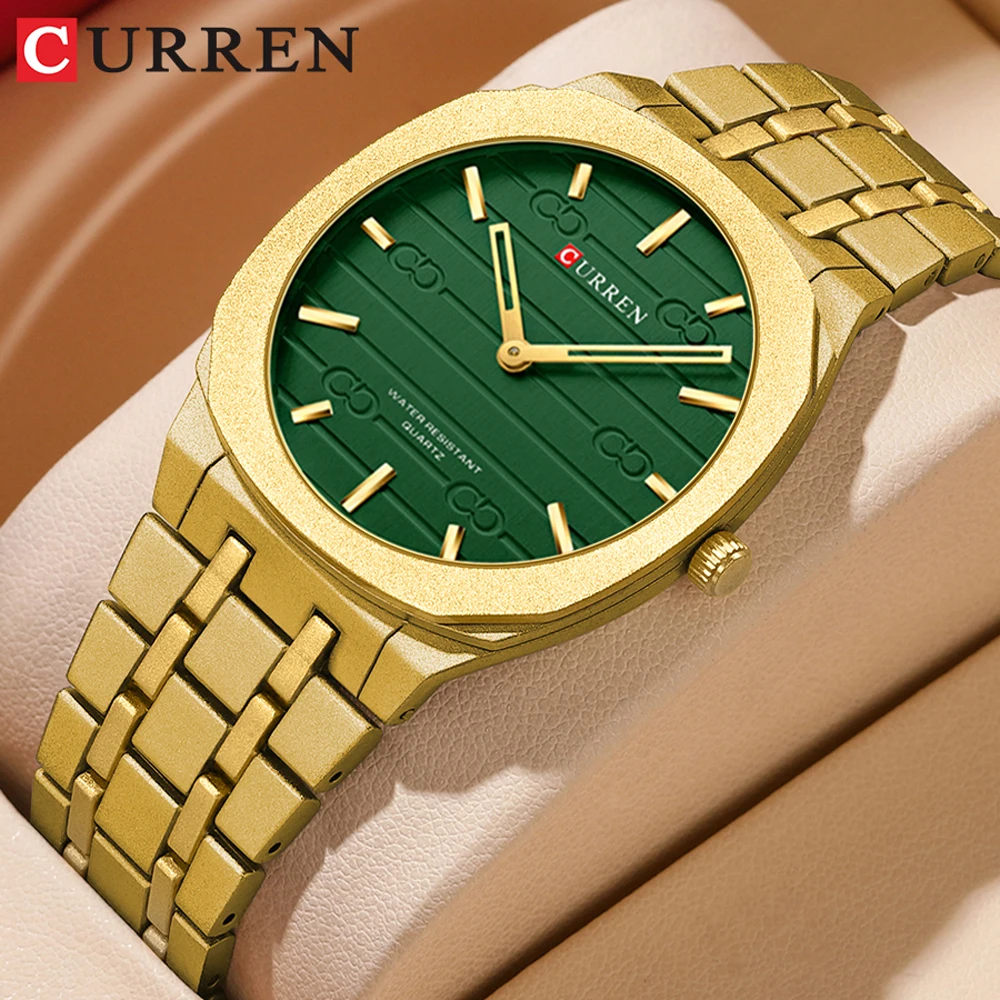 CURREN Fashion Mens Watches Ul - Stainless Mesh Band ulasan dan harga