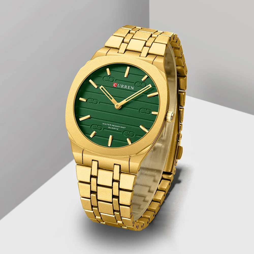CURREN Fashion Mens Watches Ul - Stainless Mesh Band ulasan dan harga