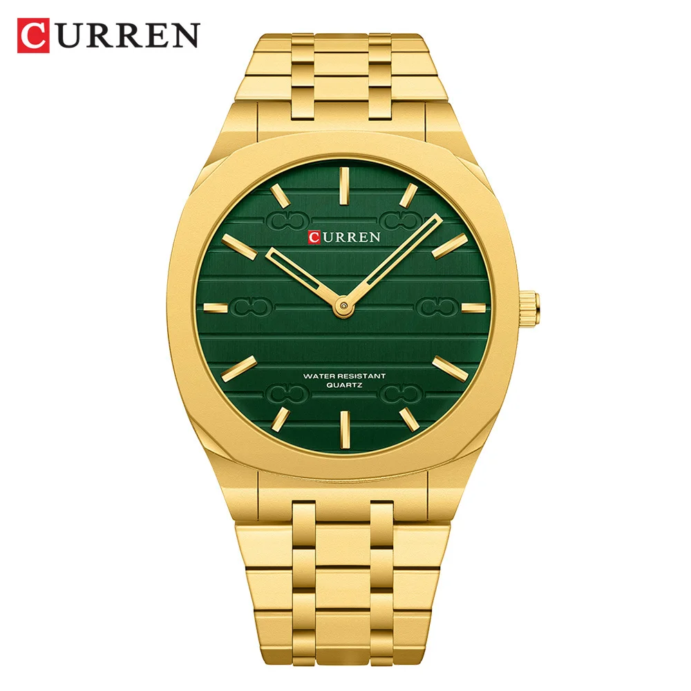CURREN Fashion Mens Watches Ul - Stainless Mesh Band ulasan dan harga