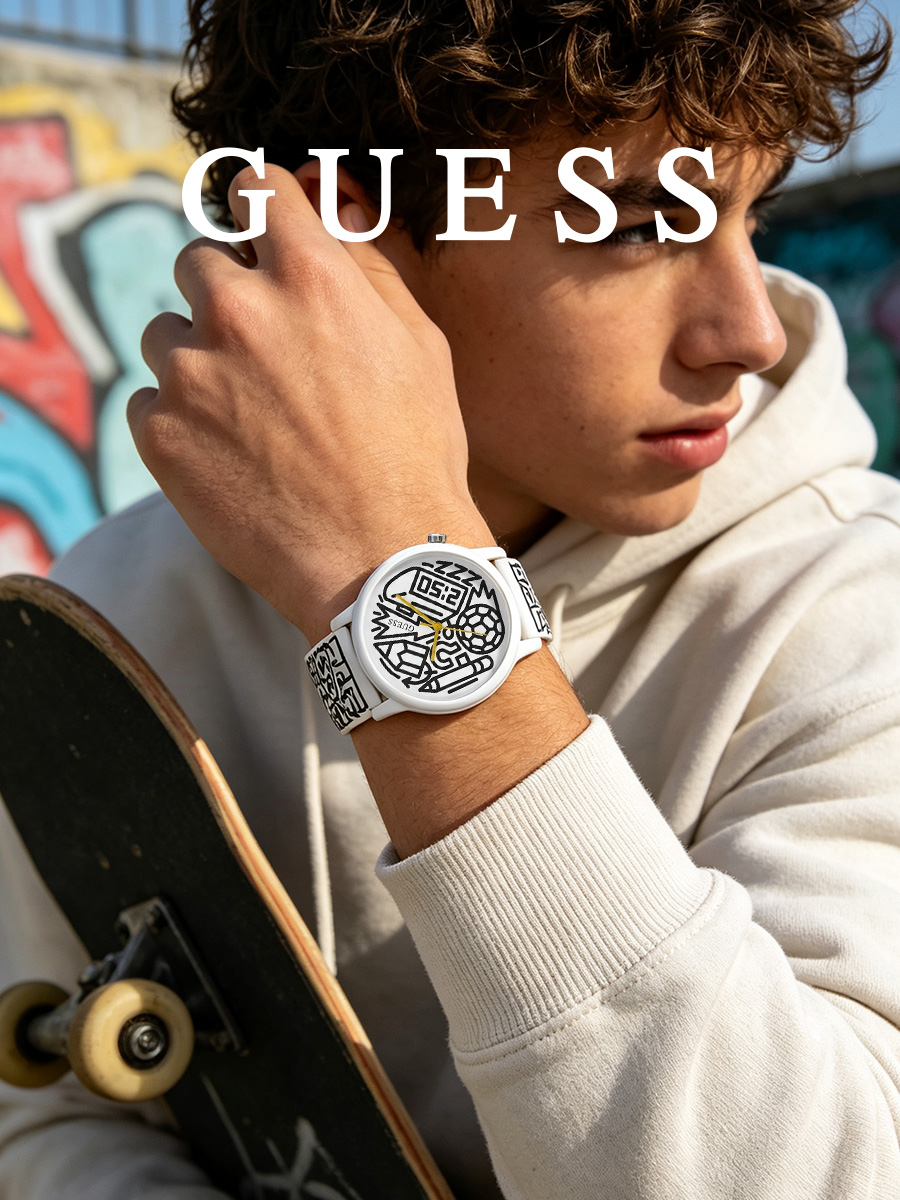 Guess Unisex Quartz Watch Whit - Smartwatch Guess ulasan dan harga