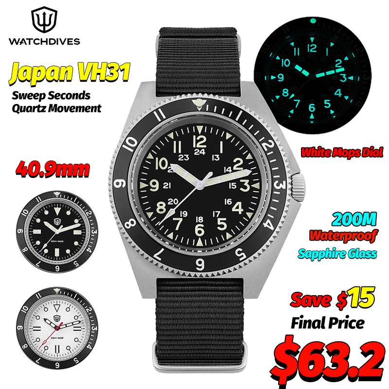 Watchdives WD1972 Quartz Watch - Accessories With Watch ulasan dan harga