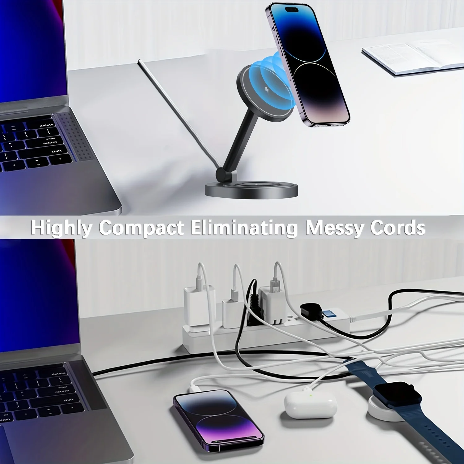 2 In 1 Magnetic Wireless Charg - Watch Charger Cable ulasan dan harga