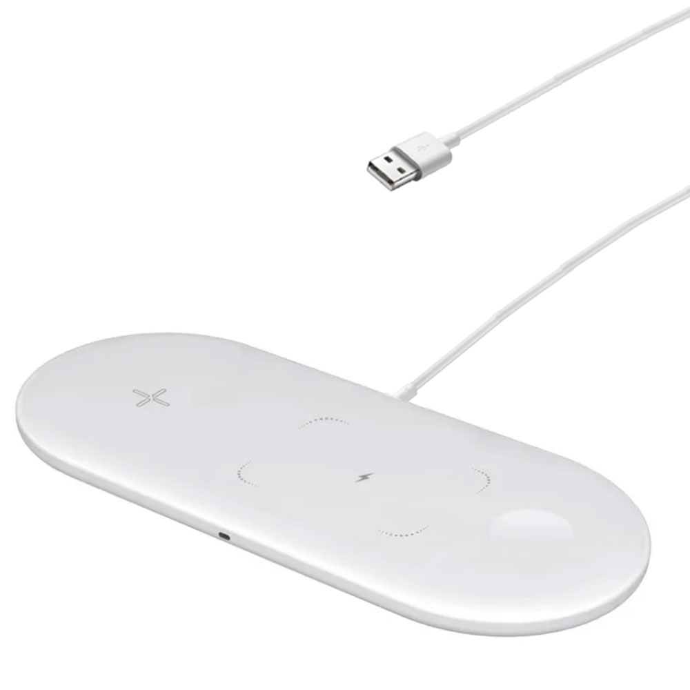 3-in-1 Wireless Charging Pad F - Watch Charger Cable ulasan dan harga