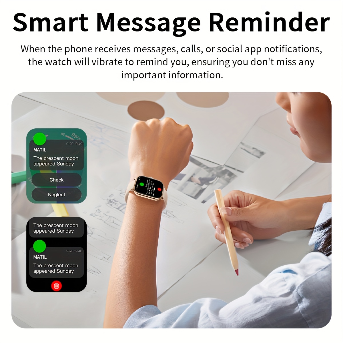 1.83-Inch Smart Watch for Men  - Smartwatch Instagram ulasan dan harga