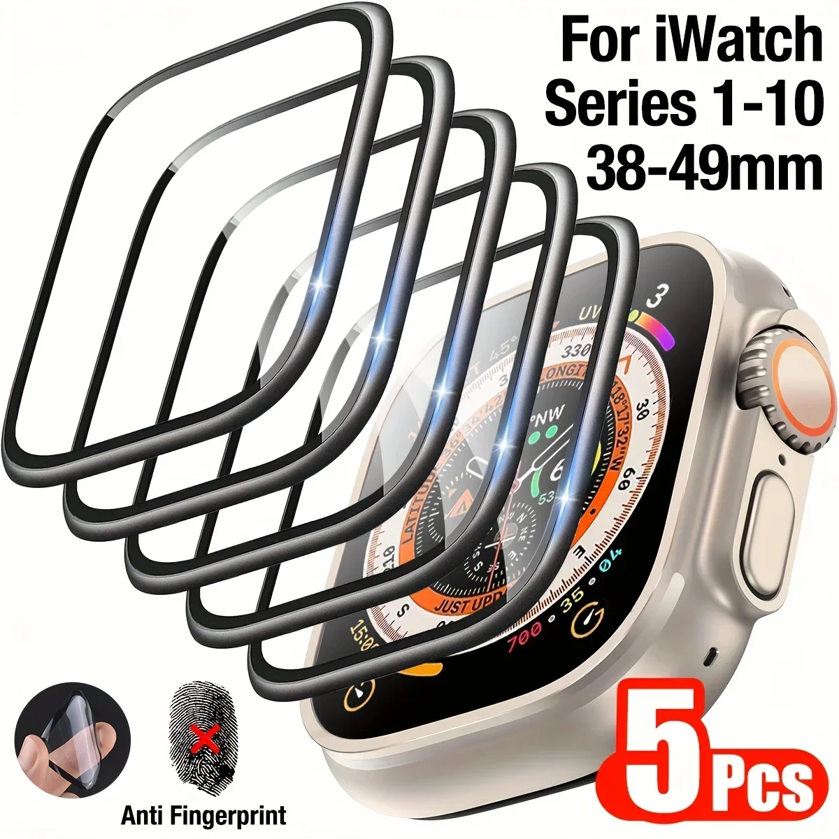 1-5pcs Anti-scratch Film For A - Smartwatch Icon ulasan dan harga